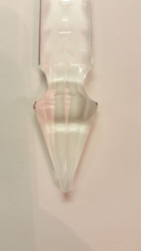 AP019 1 Large half cut glass Albert chandelier drop 