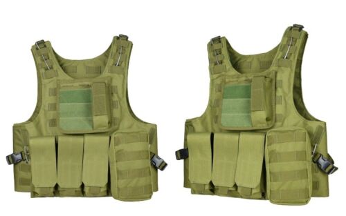 Airsoft Tactical Vest Military Molle Combat Vest for Outdoor Training CS Game