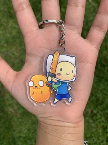 Adventure Time Finn & Jake Keyring/Keychain 
