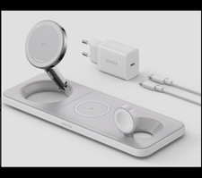 Anker MagGo Faltbare 3-in-1 Kabellose Ladestation Qi2 15W für iPhone 15/14/13/12