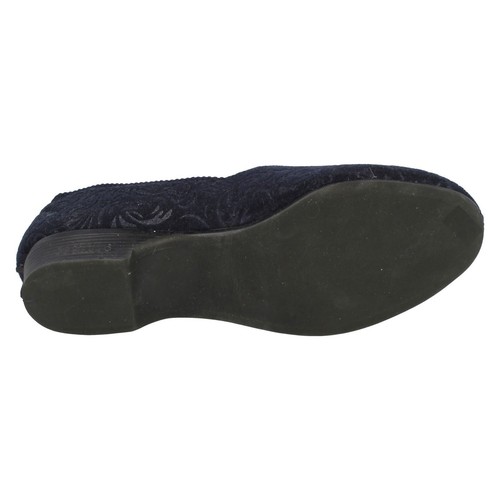 Ladies Lady Love Slip On Slippers Cora Navy