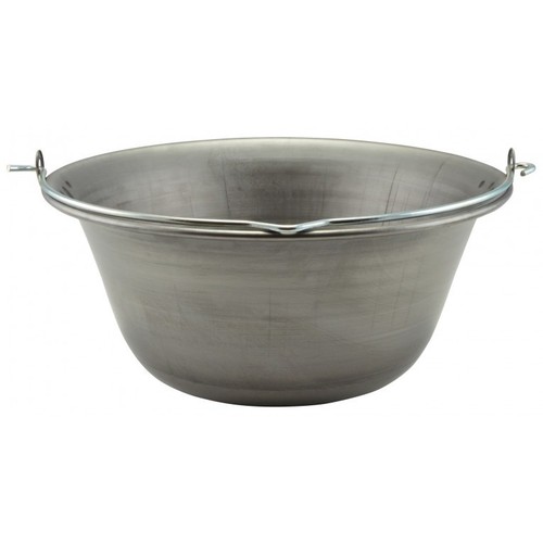 Gulaschcreme Kochlöffel Natur-Eisen 8 l Gulaschkessel