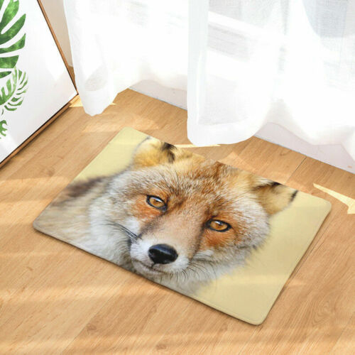 Fox print door mat digital print footpad kitchen bathroom pad carpet absorbent 