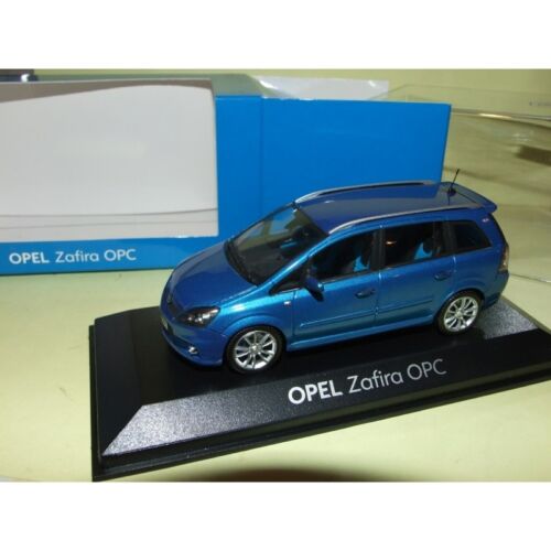 Opel zafira b opc blue 1:43 minichamps