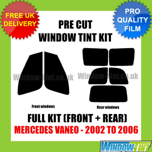 MERCEDES VANEO 2002-2006 FULL PRE CUT WINDOW TINT