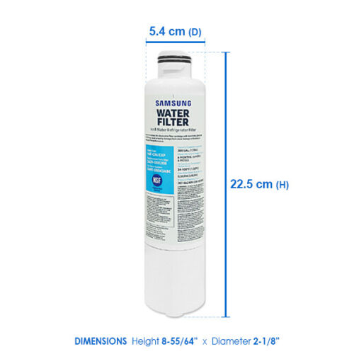 2 x Genuine Samsung DA29-00020B Water Filter  FOR SRF717CDBLS 