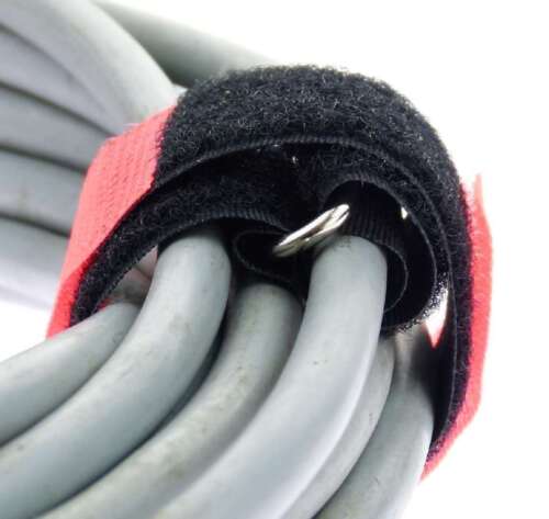 30x Bande velcro serre-câbles 40 cm x 40 mm Neon Rouge Câble Velcro Bandes kabelklettband 