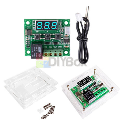 Case W1209 12V LED Digital Thermostat Temperature Control Switch Sensor Module