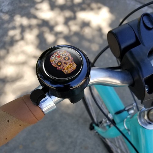 Skull Day of the Dead Southwestern Bicycle Handlebar Bike Bell