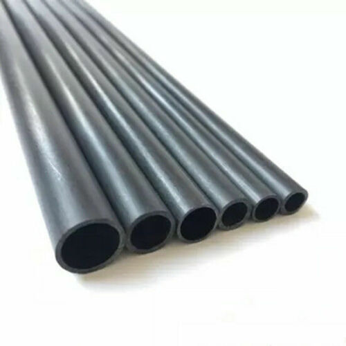Details about   10pcs Pure Carbon Fiber Tube Round Pipe Solid Matte Surface 100mm Wall 1mm AU 