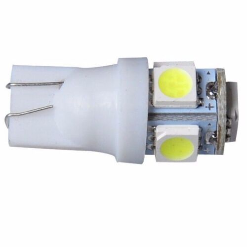 2Pcs White T10 Wedge 5-SMD 5050 LED Light bulbs W5W 2825 158 192 168 194 6000K 
