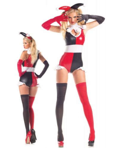 Party King Harley Quinn Batman Evil Little Harlequin Halloween Costume