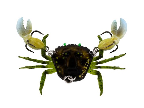 Bleifrei Gummiköder mit Owner Haken FARBEN 2cm Westin Coco the Crab 6g