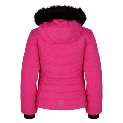 Dare 2b Girl/'s Predate Waterproof Ski Jacket Pink RRP £100