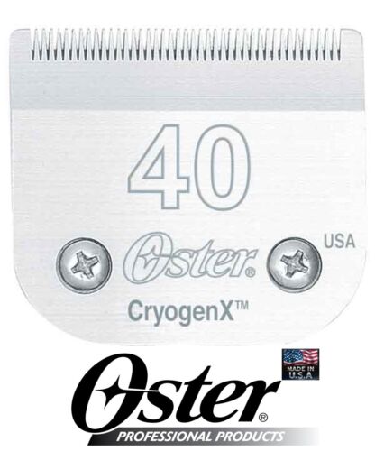 Oster A5 CryogenX # 40 Blade PET Grooming*Fit A6 Most Andis,Laube,Wahl Clippers