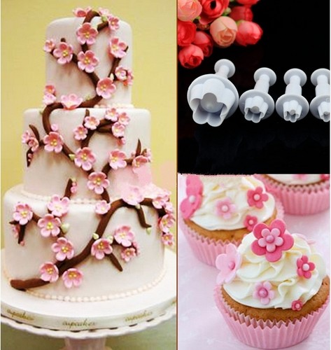 8//33//46//47pcs Sugarcraft Gâteau Décoration Fondant Glaçage Piston Outil Mold Mould S