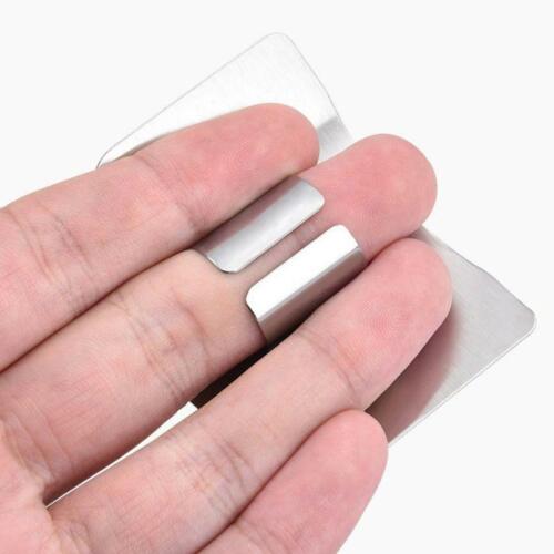 Kitchen Finger Hand Protector Guard Stainless Steel Chop Slice Shield Anti Cut