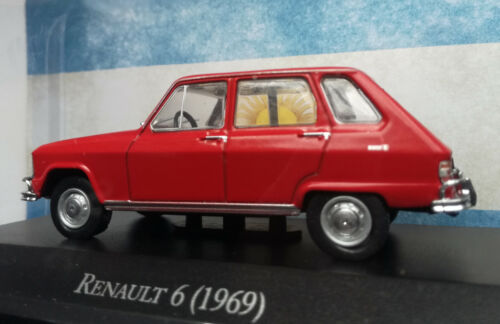 ixo 1/43 Renault 6 inolvidables Argentina salvat 1969 with magazine diecast