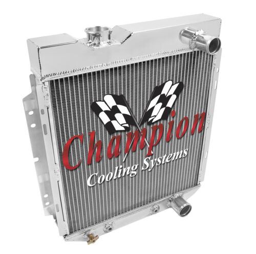 3 Row Jamn Champion Radiator W// 16/" Fan for 1964 65 1966 Ford Mustang V8 Engine