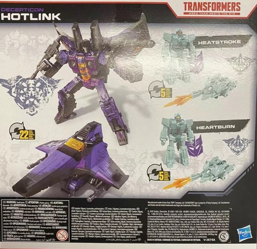 Transformers War For Cybertron Netflix series Decepticon Hotlink Walmart Excl
