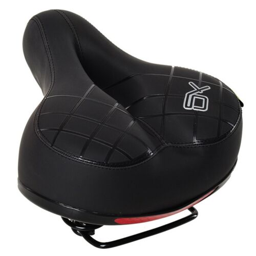Extra Wide Comfort Saddle Bicycle Seat Pad Soft Cushion Mountain Bike Saddle