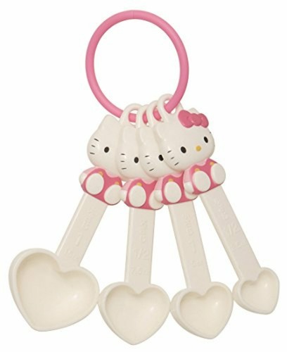 Skater Hello Kitty die-cut measuring spoon amount by four set Sanrio KMS1D F//S
