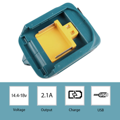 USB Power Charger Adapter Converter for Makita ADP05 LXT 14-18V Li-ion Battery