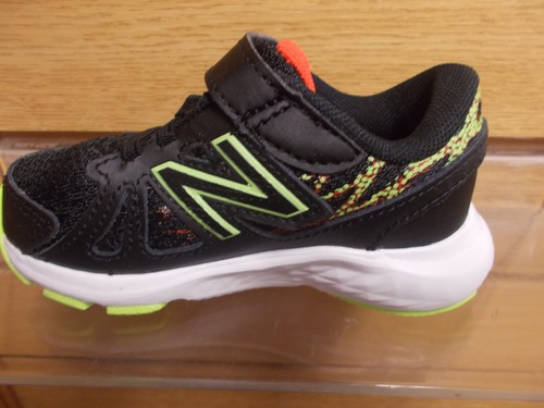 New Balance Infant Toddler KV 690 Moyen Largeur Noir//Citron NEUF
