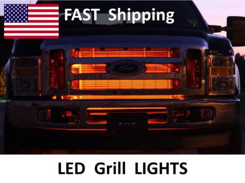LED Truck Grill Lights - UNIVERSAL Ford - Chevy - Dodge Dually Diesel Truck part