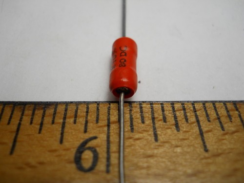 D75 QTY 10 ea .0047 mfd 80 VDC 10/% Poly Fill Wrap Capacitor NOS, New Old Stock