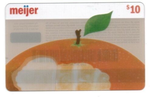 Meijer Apple With Bite Out Of It Gift Card No $ Value Collectible