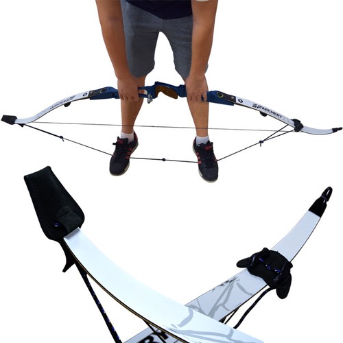Archery Bow Stringer Recurve bow Assist Tool Longbow bowstringer Blue Color 1X