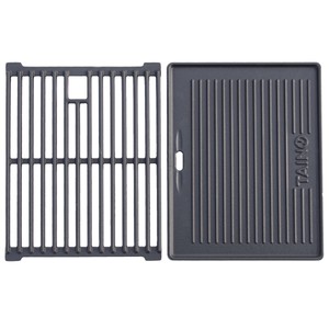 TAINO BASIC 3+1 Gusseisen Rost Grillplatte Grillrost Zubehör Set Gasgrill Grill