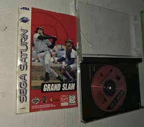 Grand Slam (Sega Saturn, 1997) With Manual - Tested Works Vintage