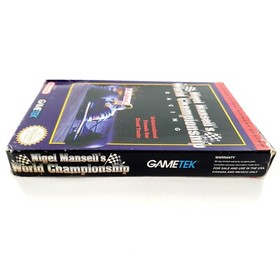 Nigel Mansell's World Championship Racing (Nintendo NES, 1993) Complete Tested