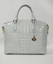 NWT Brahmin Duxbury Satchel//Shoulder Bag in Sea Glass Melbourne Embossed Leather