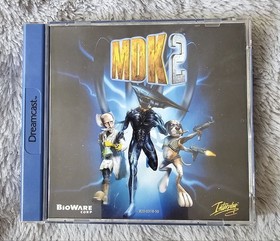 MDK2 Sega Dreamcast Game Tested Disc Case With Original Inlays