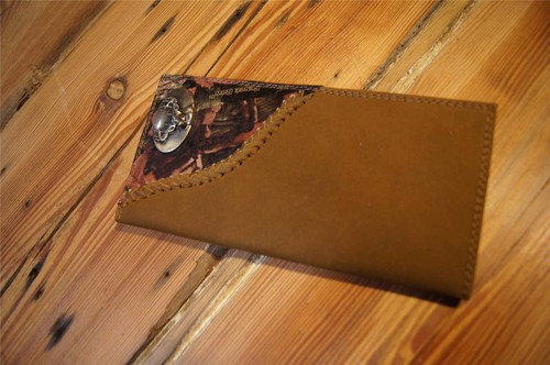 ZEP-PRO BUCK DEER Mens Roper Leather Fence Row Camo Wallet FREE GIFT BAG