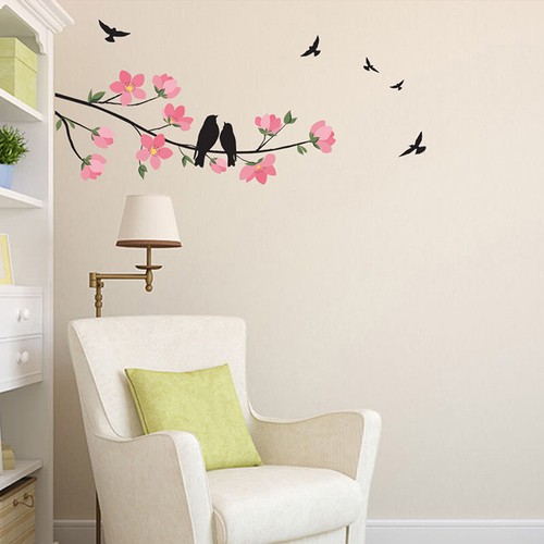 Flower Tree Home Room Art Decor DIY Wall Sticker Removable Decal Vinyl Mural