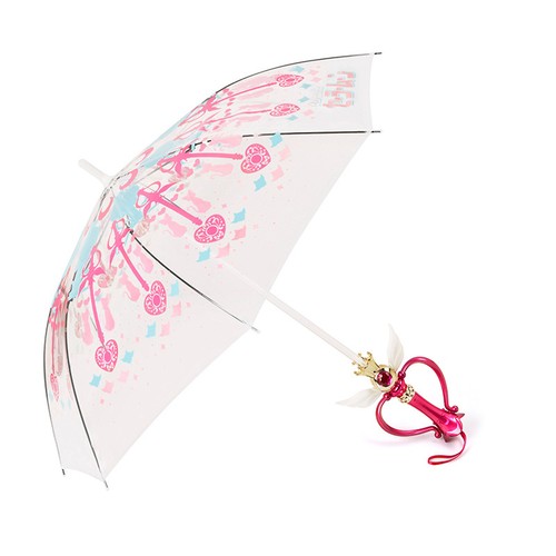 Sailor Moon Tri Color Discoloration Kaleidoscope LED Light Transparent Umbrella