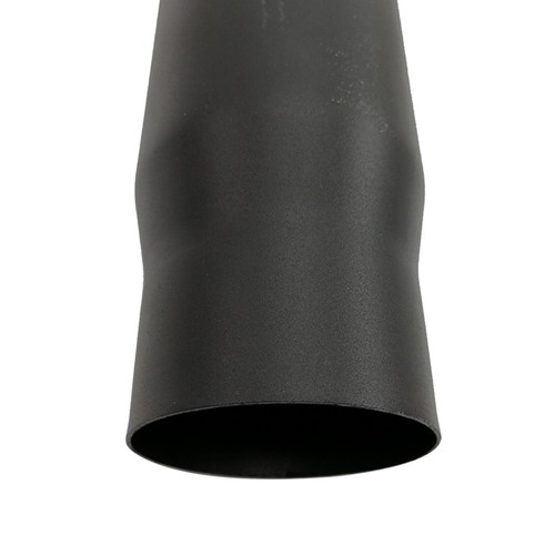 2.5/" Inlet 3/" Outlet 12 inch Long Rolled Angle Cut Exhaust Tip Tail Pipe Black