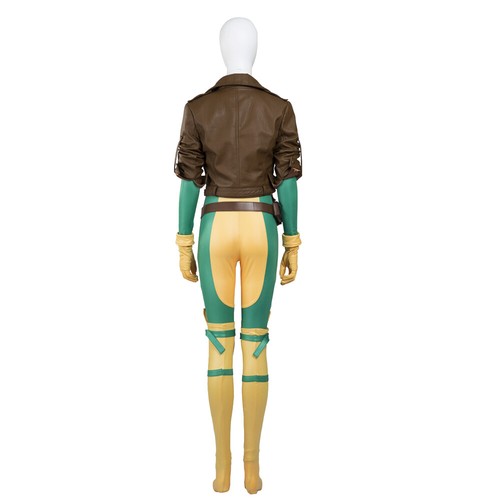 Ms.Rogue Marie Zentai Bodysuit Cosplay Costume Halloween Outfits Full Set