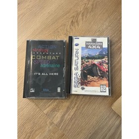 Sega Saturn Console With Controller and AV cables Original Box with games