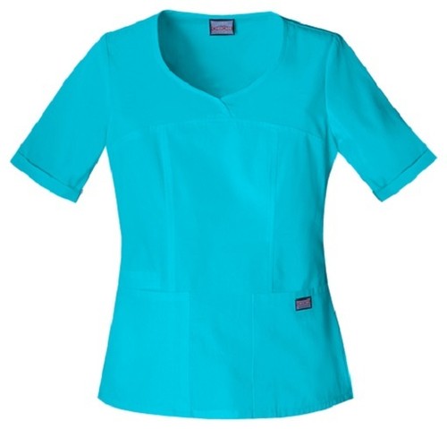 Cherokee Workwear Scrubs Women/'s V Neck Scrub Top 4746 Turquoise TRQW Cherokee