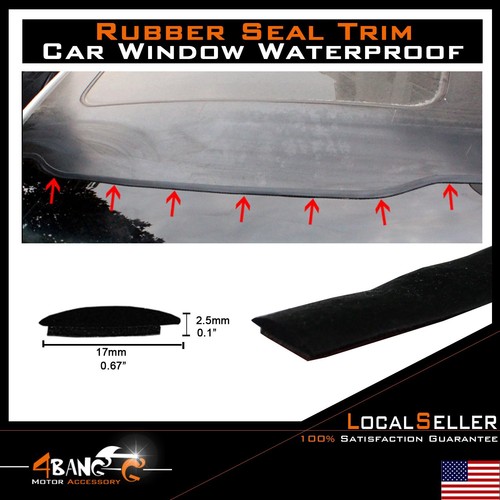 Rubber Seal Weatherstrip Windshield Sunroof Guard Strip Trim Accessories 12ft