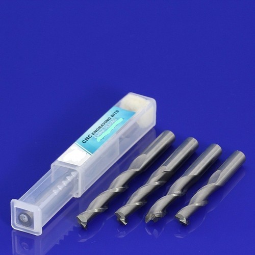 4mm Shank 2 Flute Tungsten Steel Mill Spiral Cutter CNC Router Bits Carving Tool