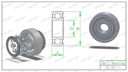 1PCS 695-2RS 695RS Deep Groove Rubber Shielded Ball Bearing 5mm*13mm*4mm