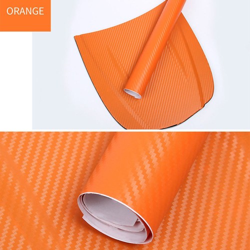 127*30cm 3D Carbon Fiber Vinyl Car Auto Wrap Sheet Roll Film Sticker Decals New