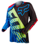 Herren Cycling Jersey Langarm Team Radtrikot TLD Bikeshirt MTB Race Trikots FOX