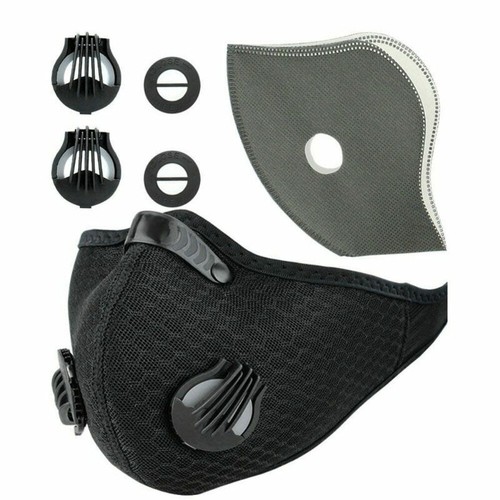 Reusable Cycling Air Purifying Mouth-muffle With PM2.5 Activated Carbon Filter